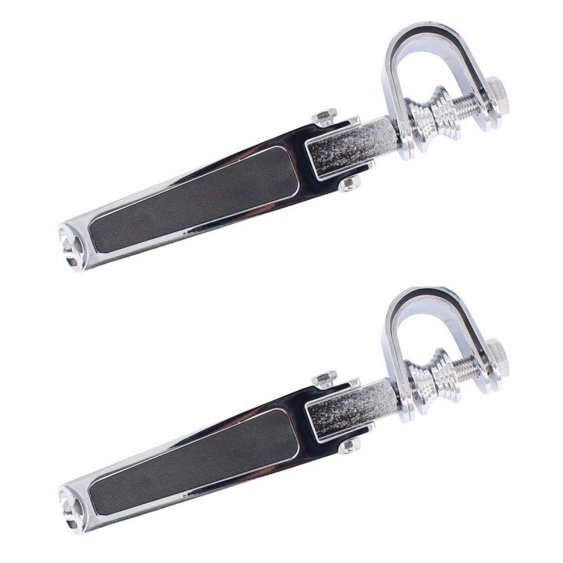 Xtremeamazing Motorcycle Foot Pegs Rests With U Clamps 1 Inch To 25 Anti-vibrate Engine Guard Crash Bar
