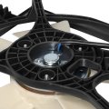 Su3113101 Factory Style Radiator Cooling A C Condenser Fan Assembly For Subaru Impreza 1993-1996 12v Black