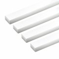 36 In Hdpe Miter Bar For Table Saw Sled And Taper Jig 4 Pack Runners Fits X 3 8 Slot Router Band Model 71636-p2 