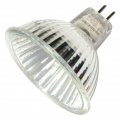 Ge 77908 45 Watt Halogen Light Bulb Mr16 Constantcolor Precise Ir Narrow Flood Glass Face 5 000 Life Hours 12 Volt 