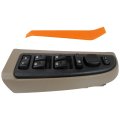 15883323 Front Driver Side Door Lock And Power Window Switch Tan Bezel Assembly For Silverado 3500 2003-2006 Replace Part 