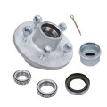 5 On 4 Inch Galvanized Trailer Hub Kit Suitable For 3500lbs 84 Spindle 