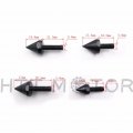 Httmt Mt215-015- Black Spike Fairing Bolts Kit Compatible With 1998-2002 Kawasaki Ninja Zx6 Zx6r Zx9r