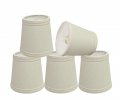 Aspen Creative 32714-5b Empire Clip-on Chandelier Lamp Shade Off White 3 Top X Bottom 4 Slant Height Set Of 5 