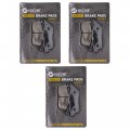 Niche Brake Pad Set For Honda Shadow Ace 750 1100 Fury Triumph Bonneville Bmw Front Rear Organic 3 Pack