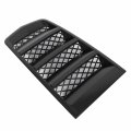 Ecotric Hood Scoop Vents Grille Compatible With 2014-2015 Chevrolet Camaro Ls Lt Ss Z 28 Zl1 V8 V6 Replacement For 22828242
