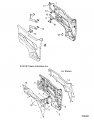 Polaris Ranger Hinge Support Bracket Matte Black Genuine Oem Part 5258730-458 Qty 1