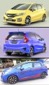Jdm 3d Wavy Style Smoke Tinted Window Visor Vent Sun Shade Compatible With 2015-2019 3rd Gen Honda Fit Jazz Gk