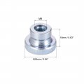 Uxcell Knurled Thumb Nuts 5pcs M8x1 25mm Iron Round Knobs Fasteners For 3d Printer Parts Silver Tone