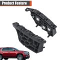 Front Bumper Bracket Set Of 2 Left And Right Side Black Replacement For Tahoe Suburban 2015-2020 22806323 22806322 Gm1043148