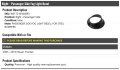Right Passenger Side Fog Light Bezel Compatible With 2005-2019 Nissan Frontier For Models Steel Bumpers