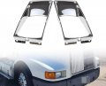 2 X Headlight Bezel Chrome For 1987-2003 International 9400 8200 8300 4700 4800 4900 Replacement 1661763c1 1661764c1 Left Right 