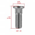 Caltric 4x Front Rear Studs And Flange Nuts Compatible With Polaris Xplorer 250 4x4 2000 2001 2002 3 8