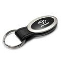 Rav4 Oval Style Metal Key Chain Fob Black Modern Small Customizable Keychain With Gift Box 