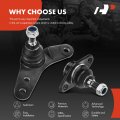 A-premium Set Of 4 Front Lower Inner Outer Ball Joints Kit Compatible With Mini Cooper 2002-2008 Replace K500110 K500111