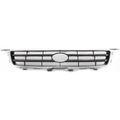 Perfect Fit Group Ty4007 Camry Grille Chr Shll Ptd-slvr Blk Insrt 