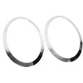 Headlight Trim Ring Abs Material Chrome Bezel For F55 F56 F57 Easy Installation Durable Replacement