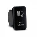 Ch4x4 Push Switch For Toyota Tacoma Fj Cruiser Land Fortuner Hilux 4runner Prado 12v 3amp Auxiliary Lights Symbol White Led