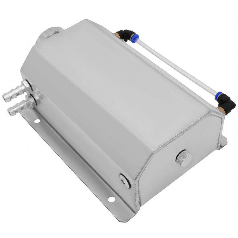 Radiator Coolant Overflow Tank Reservior Polished Stainless 67 Oz Univesial