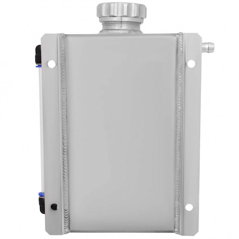 Radiator Coolant Overflow Tank Reservior Polished Stainless 67 Oz Univesial