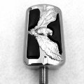 Smt-chromed Eagle Hawk Emblem Shifter Peg Compatible With Dyna Softail V-rod 87-14 B013t6nvoi