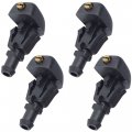 Ultra Durable Pack Of 4 3w7z17603aa Windshield Washer Nozzles By Bluestars Exact Fit For F150 2004-2013 Flex 2009-2013 Taurus X 