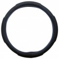 Custom Accessories 39730 Black Contour Grip Steering Wheel Cover 