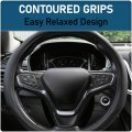 Custom Accessories 39730 Black Contour Grip Steering Wheel Cover
