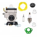 Carburetor Kit For Wyk-74 Wyk-74-1 Husqvarna 145bt Kawasaki Te45dx Grommet Fuel Line 