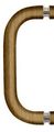 C R Laurence Bps8abr Crl Antique Brass 8 Single-sided Solid 3 4 Diameter Pull Handle Without Metal Washers 