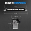 Bunker Indust 2 Pcs 7 Inch Slim Led Light Bar With Dt Connector 2400lm Single Row Flood Pods Driving Off Road Work Lights For