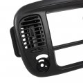 G-plus 1set Center Dash Radio Surround Bezel Trim Panel Black Compatible With 2000-2003 Ford F150 2000-2002 Expedition