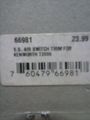 Stainless Steel Air Switch Trim For Kenworth T2000 