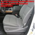 Secosautoparts Driver Side Bottom Replacement Leather Seat Cover Gray Compatible With Chevy Silverado Slt Sle Z71 2014 2015