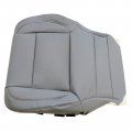 Secosautoparts Driver Side Bottom Replacement Leather Seat Cover Gray Compatible With Chevy Silverado Slt Sle Z71 2014 2015