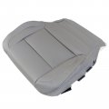 Secosautoparts Driver Side Bottom Replacement Leather Seat Cover Gray Compatible With Chevy Silverado Slt Sle Z71 2014 2015
