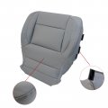 Secosautoparts Driver Side Bottom Replacement Leather Seat Cover Gray Compatible With Chevy Silverado Slt Sle Z71 2014 2015