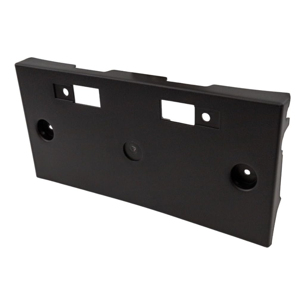 Front License Plate Bracket For Nissan Rogue 2024 2025 Replacement Ni1068169 Black Plastic Standard Style