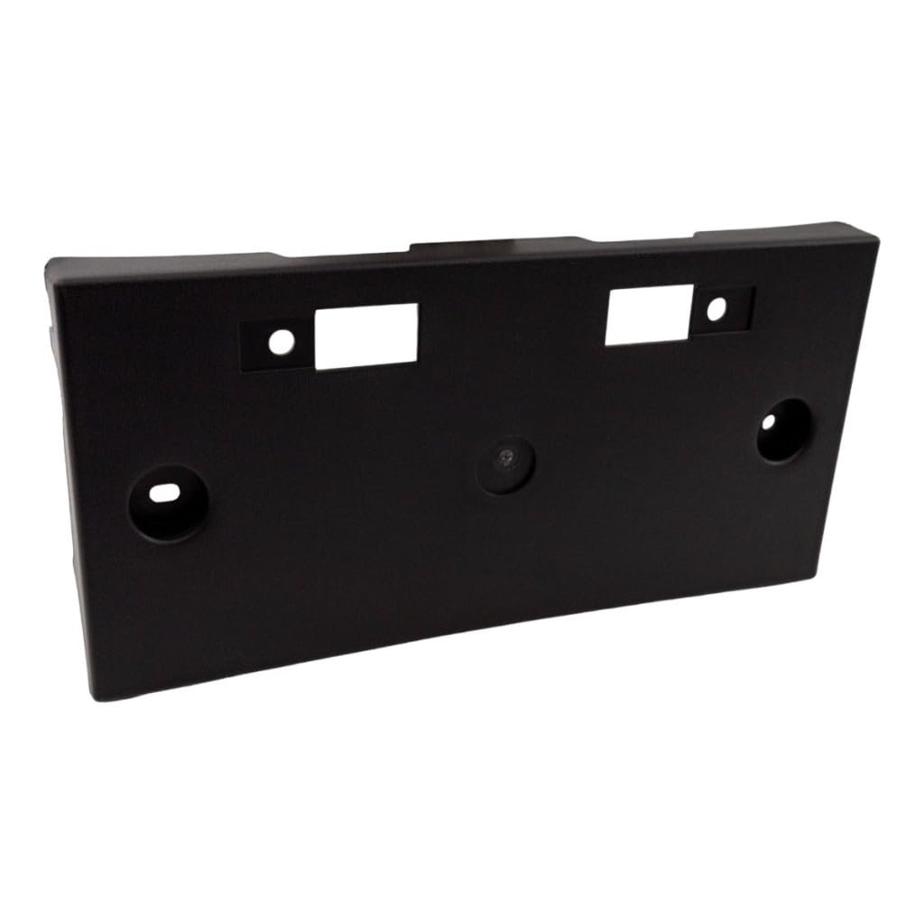 Front License Plate Bracket For Nissan Rogue 2024 2025 Replacement Ni1068169 Black Plastic Standard Style