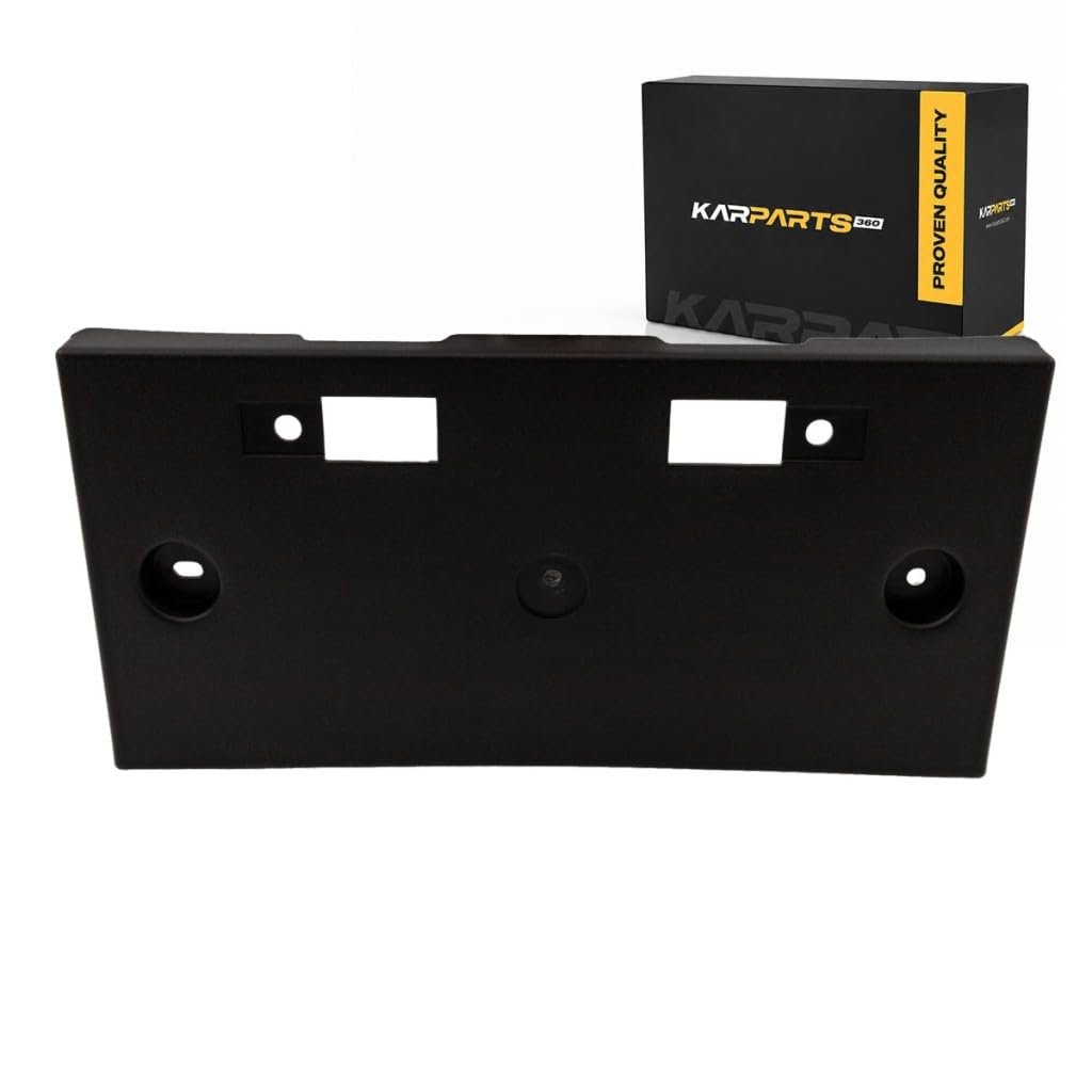 Front License Plate Bracket For Nissan Rogue 2024 2025 Replacement Ni1068169 Black Plastic Standard Style