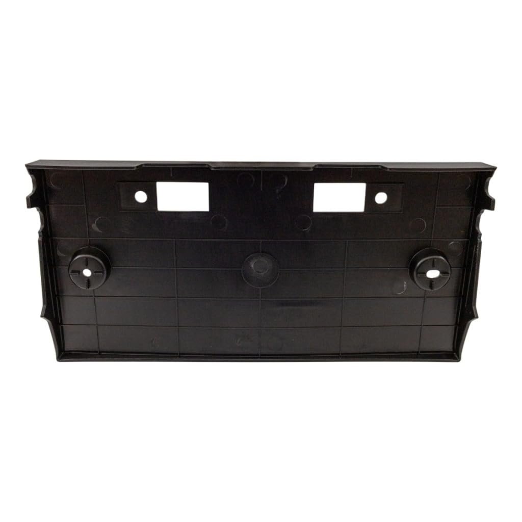 Front License Plate Bracket For Nissan Rogue 2024 2025 Replacement Ni1068169 Black Plastic Standard Style