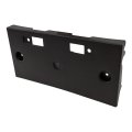 Front License Plate Bracket For Nissan Rogue 2024 2025 Replacement Ni1068169 Black Plastic Standard Style