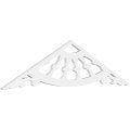 Ekena Millwork Gpp060x015x100wag Wagon Wheel Architectural Grade Pvc Gable Pediments 60 W X 15 H 1 P 6 12 Pitch 