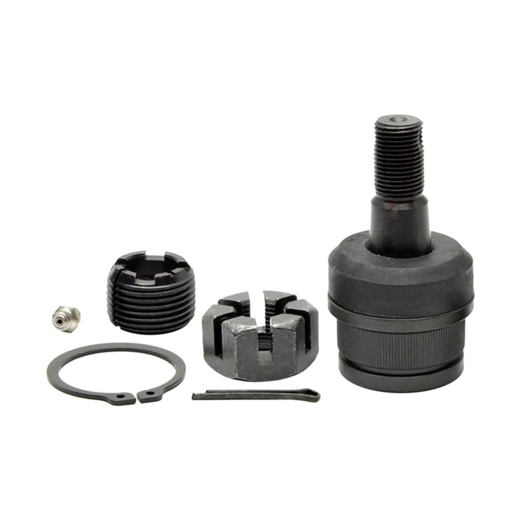Front Lower Ball Joint For 1990 Jeep Wagoneer Press In Type Adjustable Assembly With Castle Nut And Cotter Pin Hole