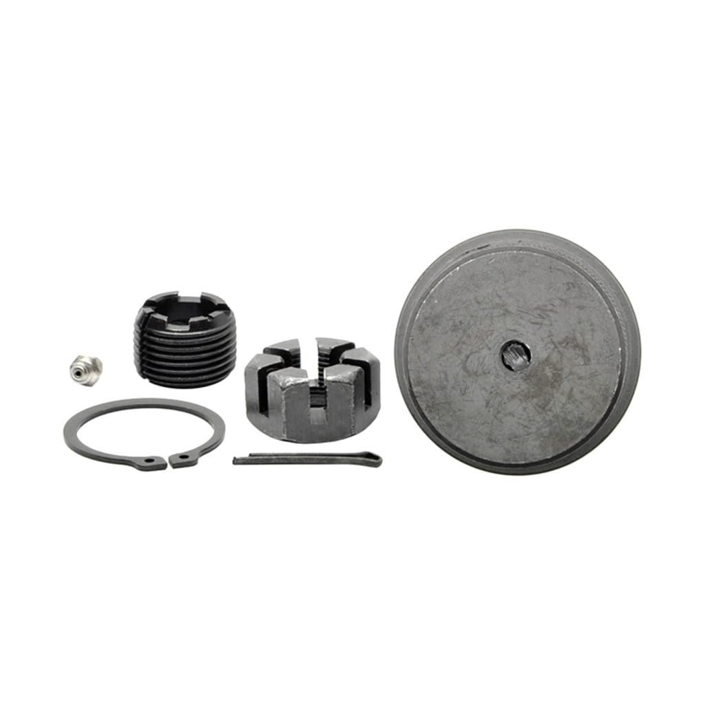 Front Lower Ball Joint For 1990 Jeep Wagoneer Press In Type Adjustable Assembly With Castle Nut And Cotter Pin Hole