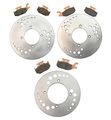 09 Front Rear Brake Rotors And Pads Can Am Outlander 800r Efi 2009 