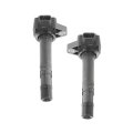 Ignition Coils Pair For Honda Ridgeline 2006 2007 2008 12 Volts Coil On Plug 3 Prong Blade Male Terminal Replacement 