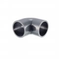 Uxcell Pvc Pipe Fitting 25mm Slip Socket 90 Degree Elbow Coupling Connector Gray 2pcs