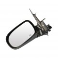 Ocpty Black Left Side Mirror Fit For 2005-2009 Chevy Uplander Smooth Glass Heated Manual Folding