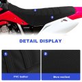 Waterproof Anti Slip Pvc Leather Seat Cover For Crf150r 2007 2025 Striped Grip Gripper Motorcycle Cushion Black